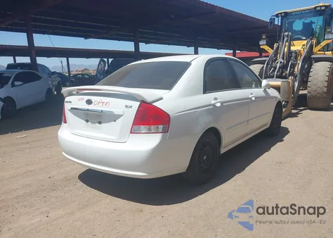 2008 Kia Spectra Ex из США, поврежденный, VIN KNAFE121385571100